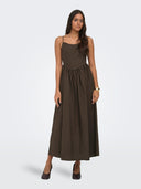 ONLLIKARA STRAP WAIST LONG DRE SS WVN 15371869