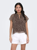 ONLLERI-PENINNA S/S TIED NECK SHIRT WVN 15372602