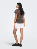ONLLERI-PENINNA S/S TIED NECK SHIRT WVN 15372602