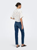 ONLPAULA LIFE S/S TIE SHIRT WV N NOOS 15281497