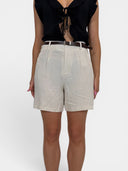 ONLSIESTA HW BELT LIN BL SHORT S PNT NOOS 15367413