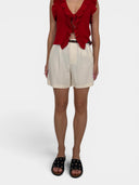 ONLSIESTA HW BELT LIN BL SHORT S PNT NOOS 15367413
