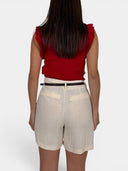 ONLSIESTA HW BELT LIN BL SHORT S PNT NOOS 15367413