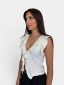 ONLMARTINE LIFE SL FRILL CARDI GAN  KNT 15364832