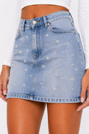 ONLONUR PEARL DECO SKIRT DNM R ED DOT 15367472