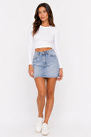 ONLONUR PEARL DECO SKIRT DNM R ED DOT 15367472