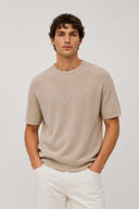 JORCASSIS KNIT TWISTED SS CREW  NECK 12295278