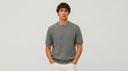 JORCASSIS KNIT TWISTED SS CREW  NECK 12295278