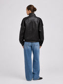 JDYRAYE PU OVERSIZED BOMBER JA CKET PNT 15382263