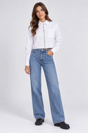 ONLRUMAYA L/S CROPPED EMB SHIR T WVN 15378301