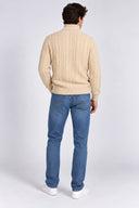 JPRBLUCALLUM CABLE KNIT ROLL N ECK 12299948