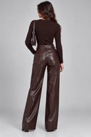 ONLSMOOTH HW FAUX LEATH WIDE P ANT CC PNT 15376854