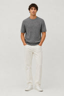 JORCASSIS KNIT TWISTED SS CREW  NECK 12295278