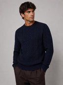 JPRBLUCALLUM CABLE KNIT CREW N ECK 12299945