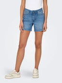ONLGIANNA MW BELTED SHORTS AZG  DNM NOOS 15340706